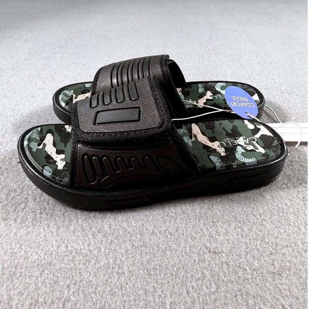 Capelli New York Kids Camo Slide Sandals Size 12/13 NWT Comfort Insole‎ Casual